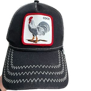 Goorin Bros Rooster Trucker Snapback Hat - Black